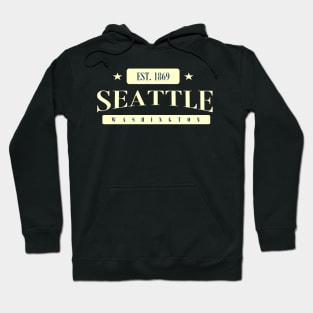 Seattle EST. 1869 (Navy Creme) Hoodie